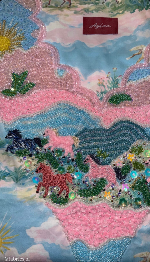 Equestria fabric — drape detail